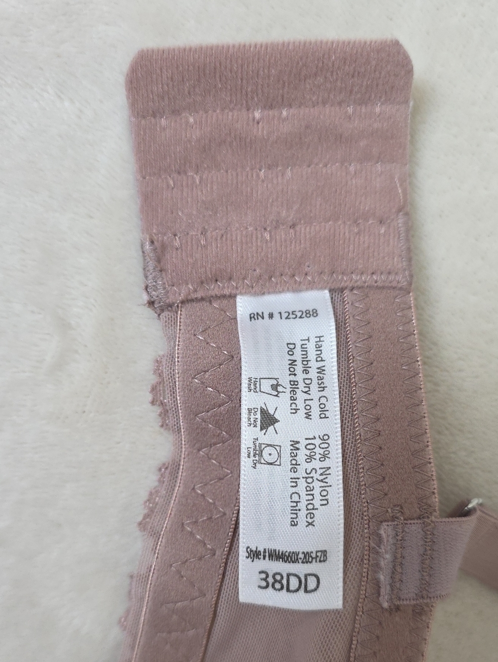 Auden Lace Push Up Bra 38DD Mauve Taupe Underwire Padded T-Shirt Bra - Picture 9 of 13
